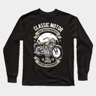 Classic Motor Long Sleeve T-Shirt